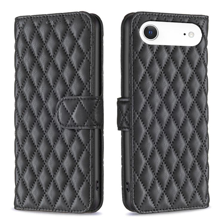Diamond Lattice Wallet Flip Leather Phone Case