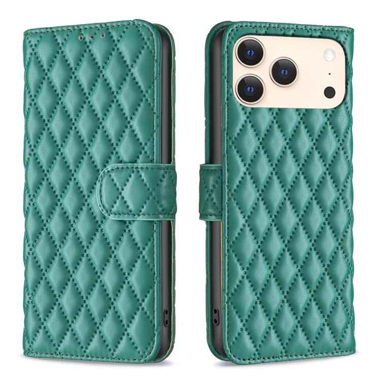 Diamond Lattice Wallet Flip Leather Phone Case