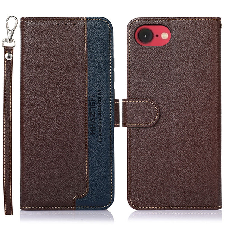 KHAZNEH Litchi Texture Leather RFID Phone Case