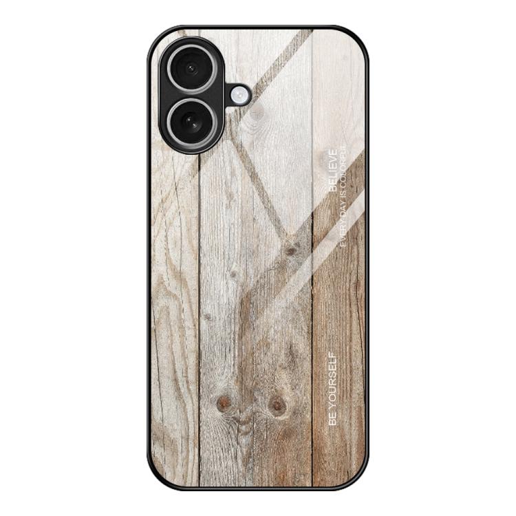 Wood Grain Glass Phone Case