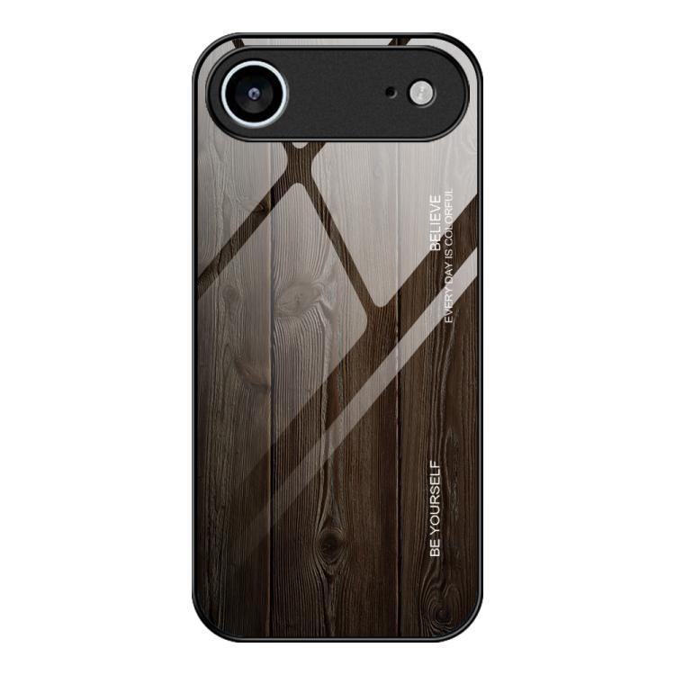 Wood Grain Glass Phone Case