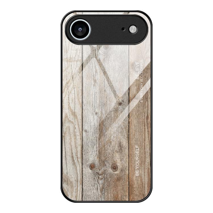 Wood Grain Glass Phone Case