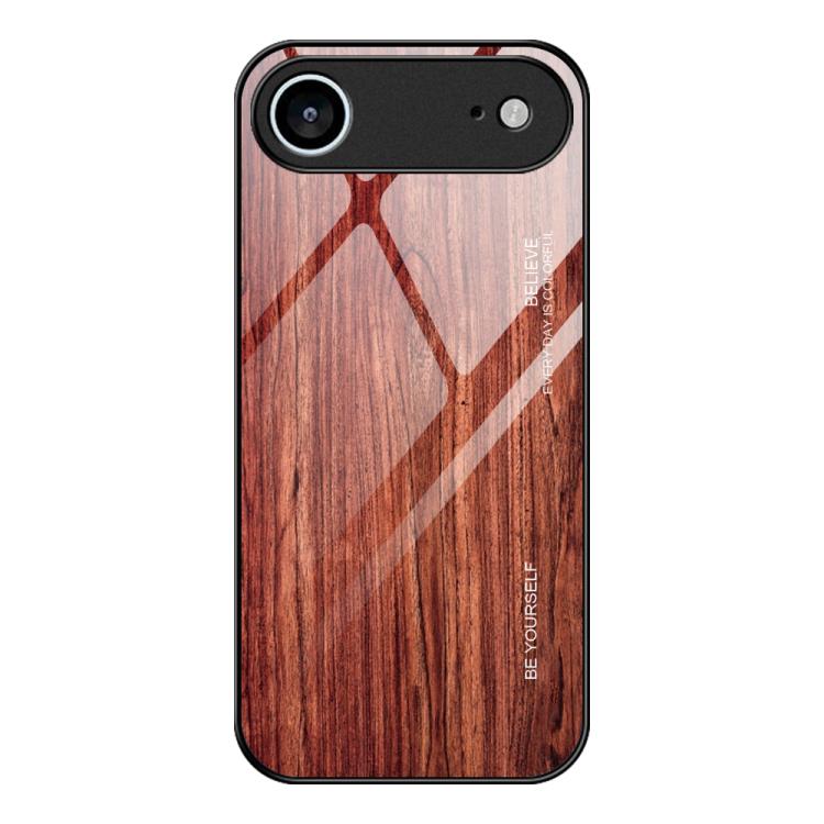 Wood Grain Glass Phone Case