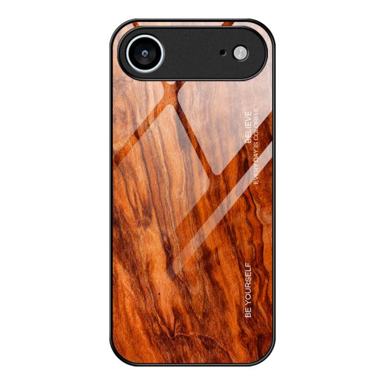 Wood Grain Glass Phone Case