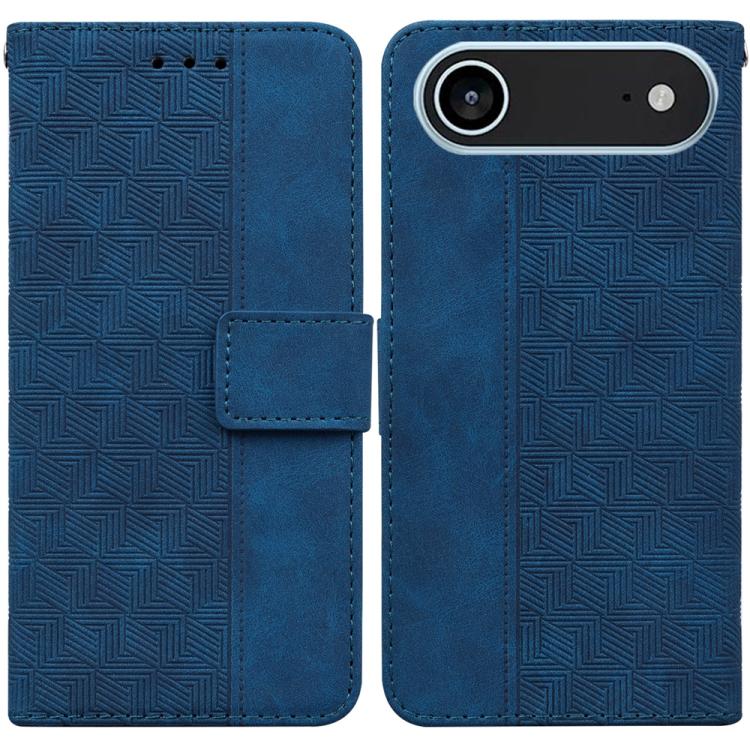 Geometric Embossed Leather Phone Case