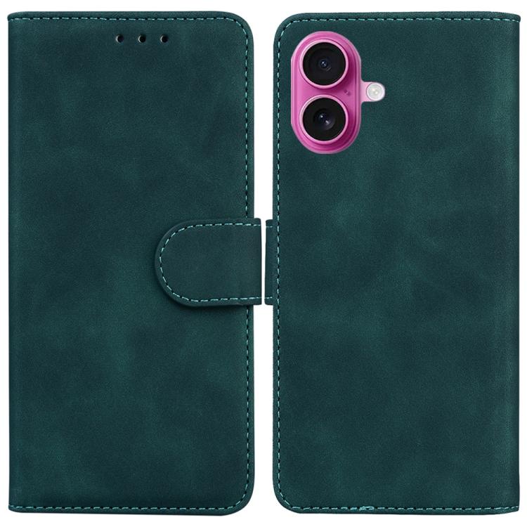 Skin Feel Pure Color Flip Leather Phone Case