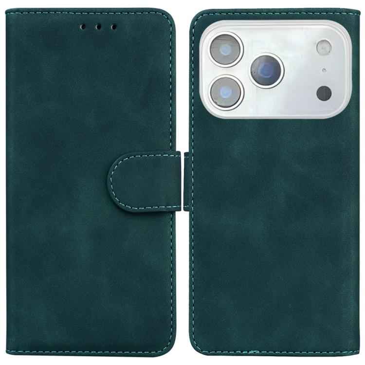 Skin Feel Pure Color Flip Leather Phone Case