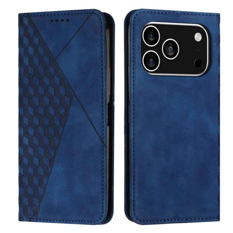 Diamond Splicing Skin Feel Magnetic Leather Phone Case