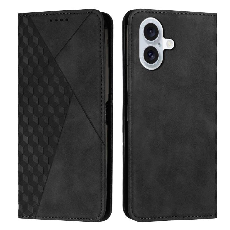 Diamond Splicing Skin Feel Magnetic Leather Phone Case