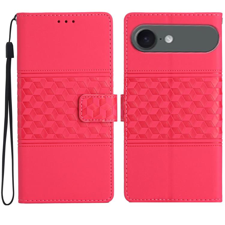 Diamond Embossed Skin Feel Leather Phone Case