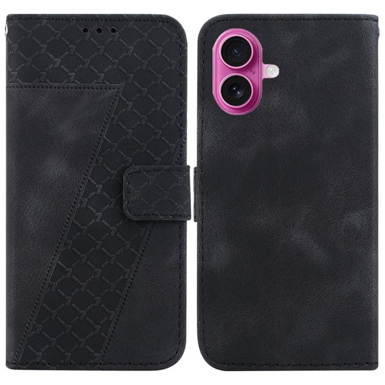 Seven-shaped Embossed Leather Phone Case