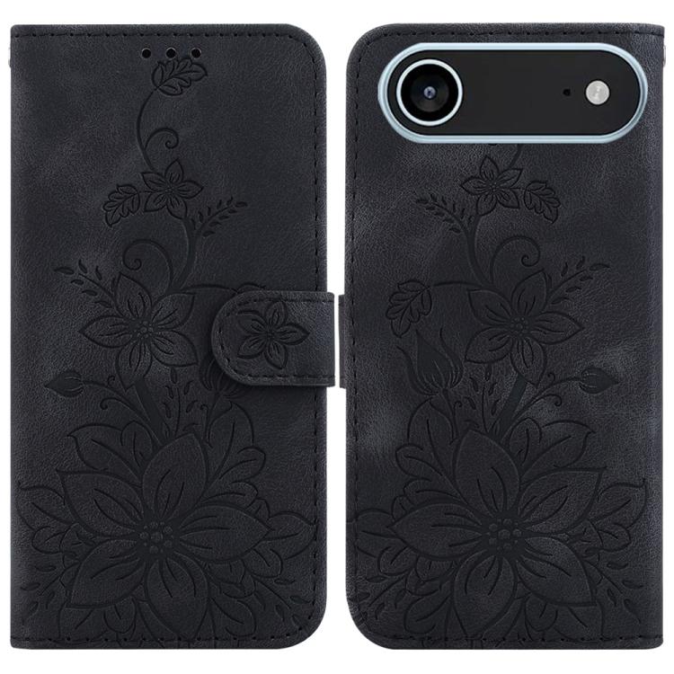 Lily Embossed Leather Phone Case