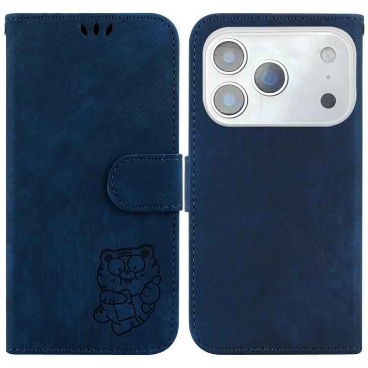 Little Tiger Embossed Leather Phone Case