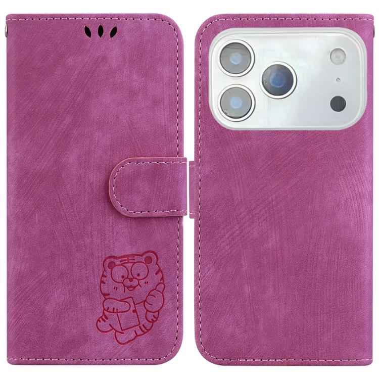 Little Tiger Embossed Leather Phone Case