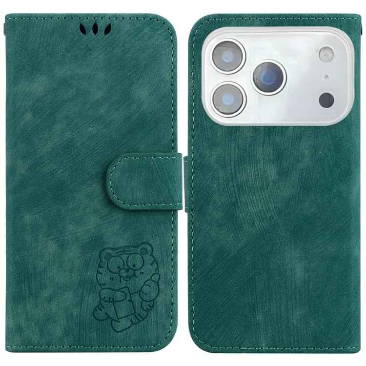 Little Tiger Embossed Leather Phone Case