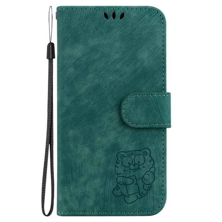 Little Tiger Embossed Leather Phone Case