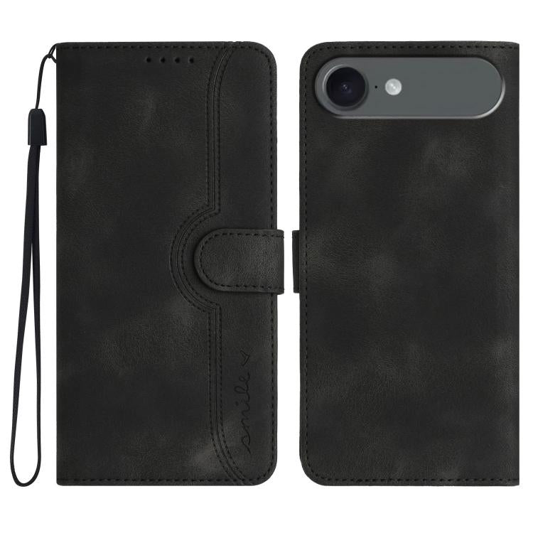 Heart Pattern Skin Feel Leather Phone Case