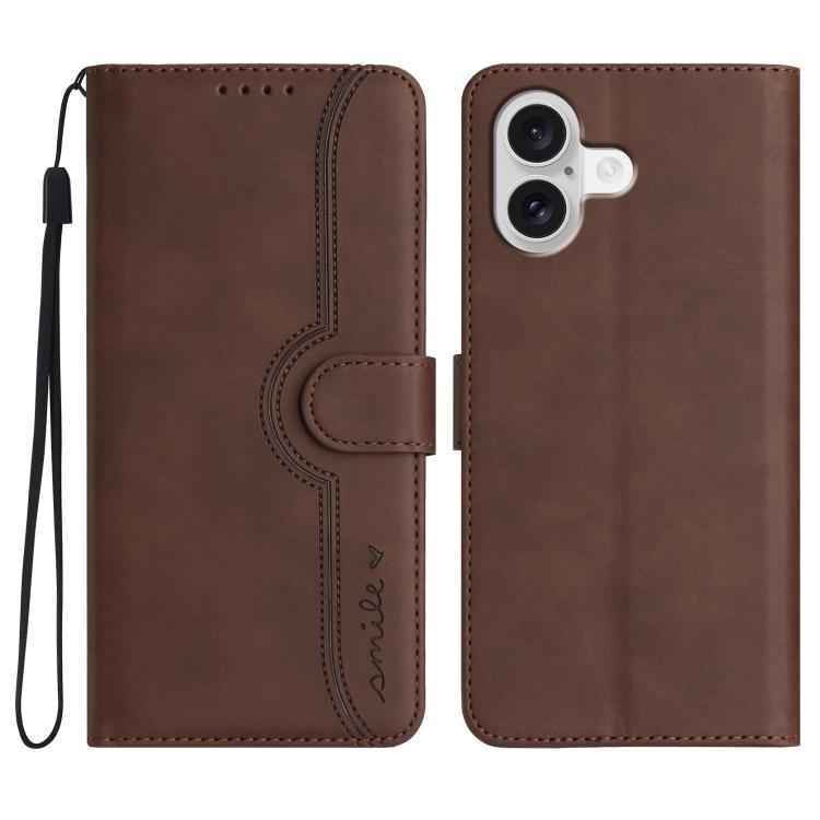 Heart Pattern Skin Feel Leather Phone Case