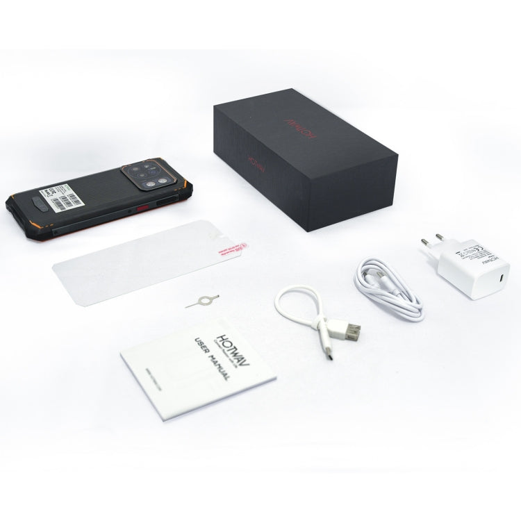 HOTWAV CYBER 13 Pro Rugged Smartphone with Long Battery Life - 10800mAh, IP68/IP69K, 12GB+256GB, 6.6" Android 13