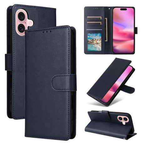 3-Card Slots Multifunctional Leather Phone Case