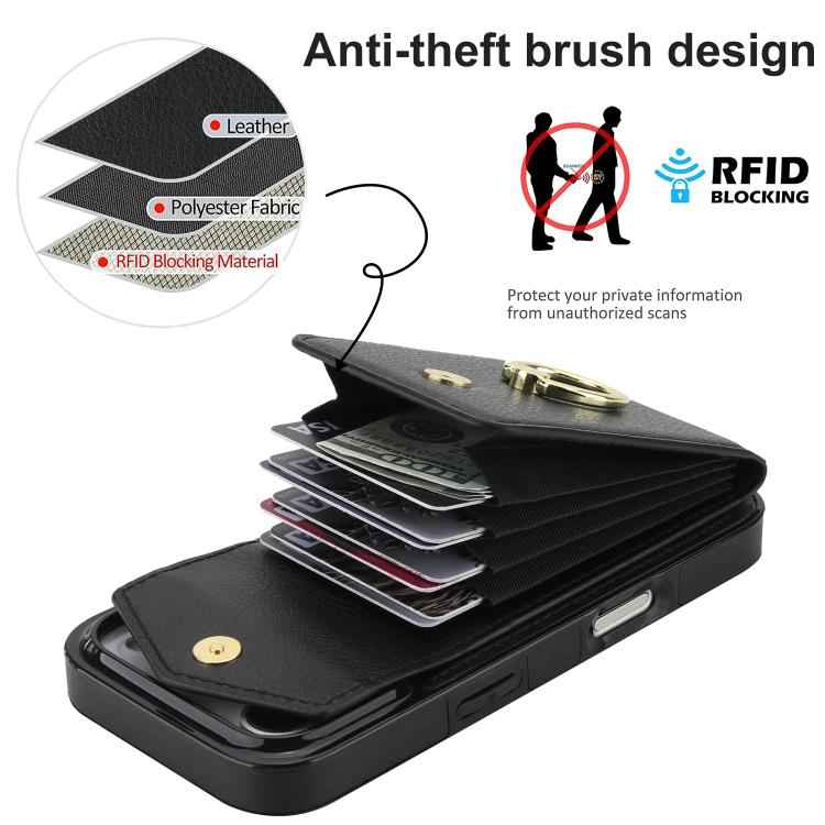 Ring Holder RFID Card Slot Phone Case