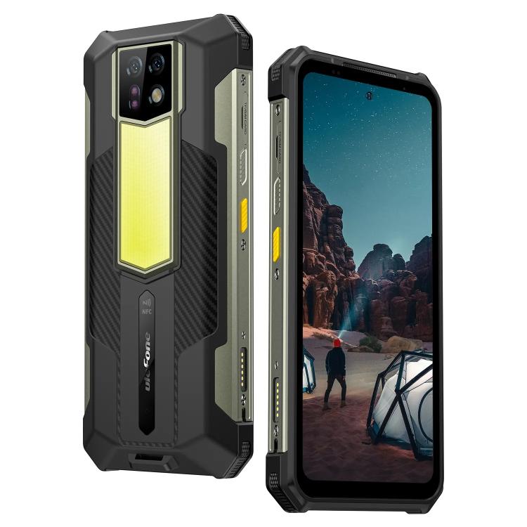 Teléfono robusto Ulefone Armor 24 con batería de 22000 mAh, pantalla de 6,78 pulgadas, Android 13, MediaTek Helio G96, 4G, NFC