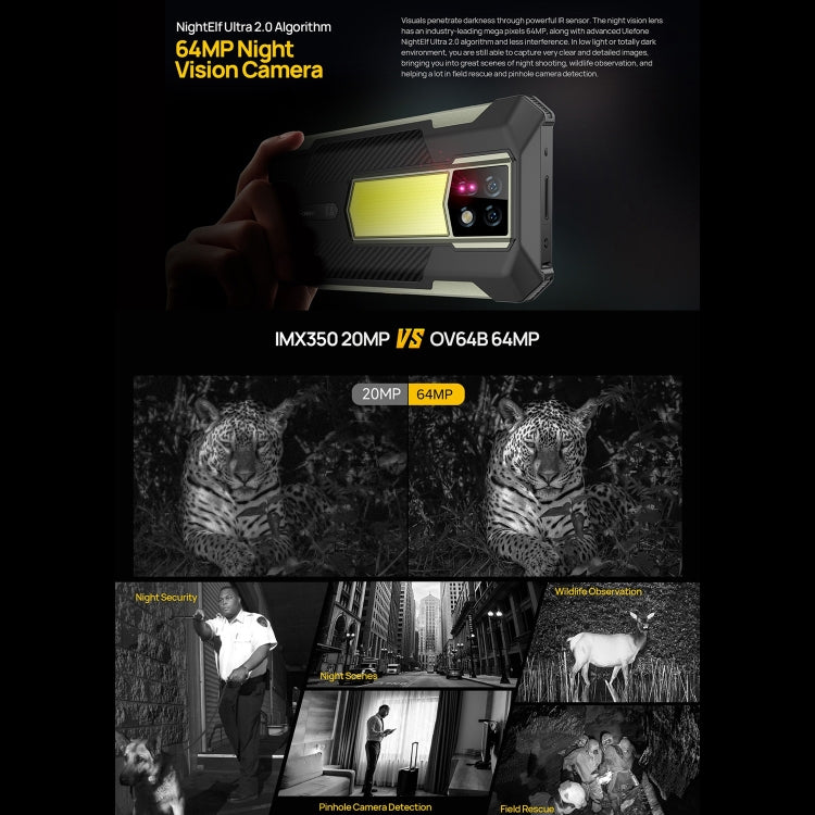 Ulefone Armor 24, Rugged Phone, 12GB+256GB, 22000mAh, 6.78 inch Android 13 MediaTek Helio G96 Octa Core