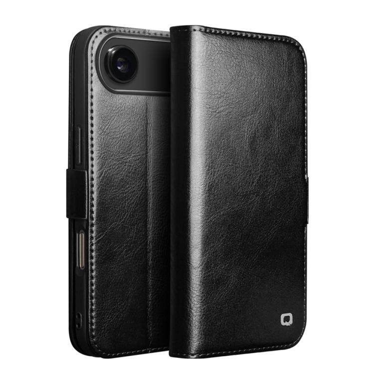 QIALINO Classic 103 Buckle Genuine Leather Phone Case