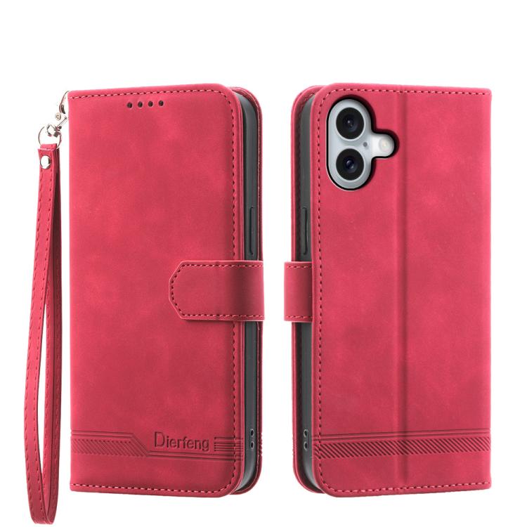 Dierfeng Dream Line TPU Hybrid PU Leather Phone Case
