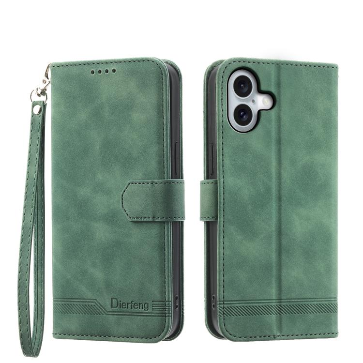 Dierfeng Dream Line TPU Hybrid PU Leather Phone Case