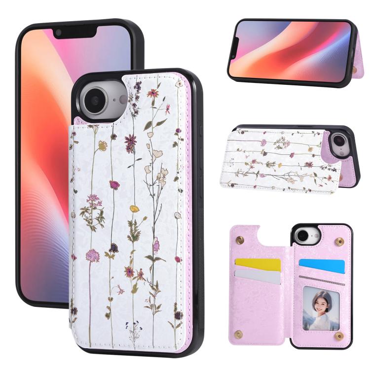 Printed Double Buckle RFID Anti-theft Phone Case