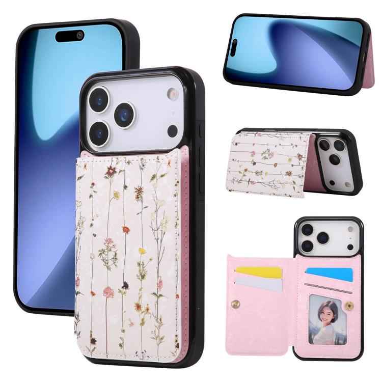Printed Double Buckle RFID Anti-theft Phone Case