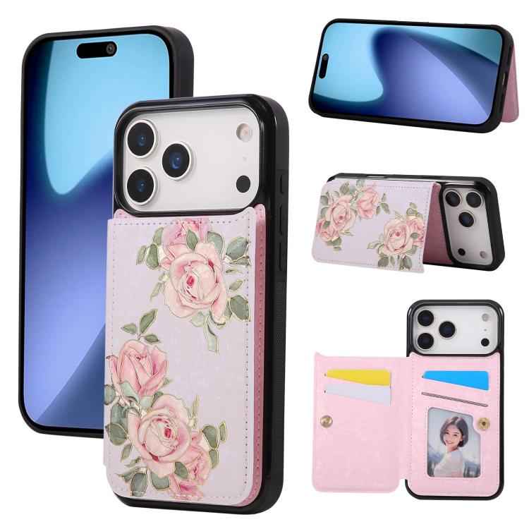 Printed Double Buckle RFID Anti-theft Phone Case