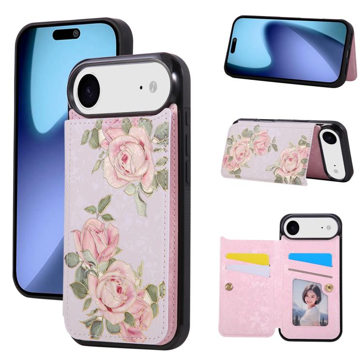 Printed Double Buckle RFID Anti-theft Phone Case
