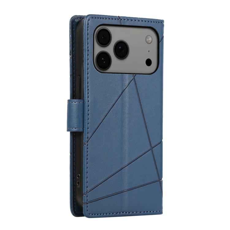 PU Genuine Leather Texture Embossed Line Phone Case