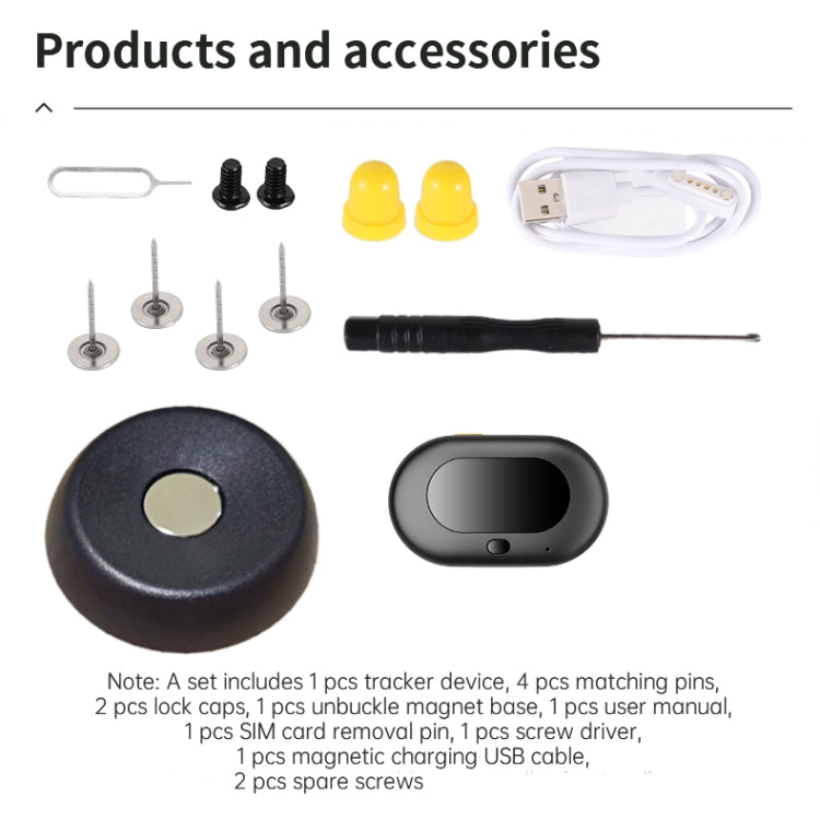 Rastreador GPS V41 para mascotas - Resistente al agua IP67, disponible en versiones 2G/4G