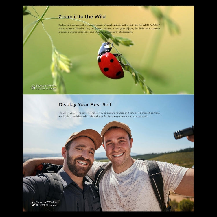 Oukitel WP30 Pro 5G, IP68/IP69K, 12GB+512GB, 108MP Camera, 11000mAh, 6.78 inch + 1.8 inch MediaTek Dimensity 8050 Octa-core