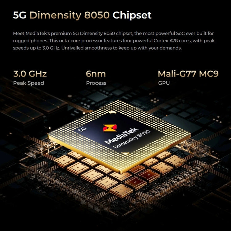 Oukitel WP30 Pro 5G, IP68/IP69K, 12GB+512GB, 108MP Camera, 11000mAh, 6.78 inch + 1.8 inch MediaTek Dimensity 8050 Octa-core