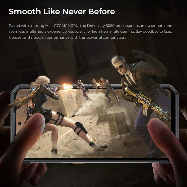 Oukitel WP30 Pro 5G, IP68/IP69K, 12GB+512GB, 108MP Camera, 11000mAh, 6.78 inch + 1.8 inch MediaTek Dimensity 8050 Octa-core