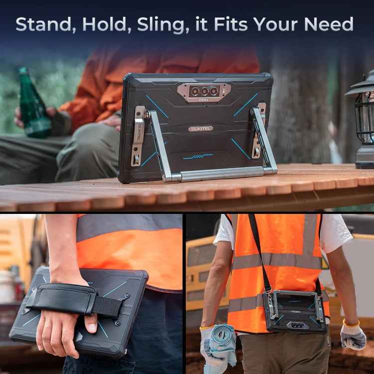 OUKITEL RT7 TITAN 5G Network IP68/IP69K Rugged Tablet, 10.1 inch Android 15 MediaTek Dimensity 7050 Octa Core Support Dual SIM, EU Plug