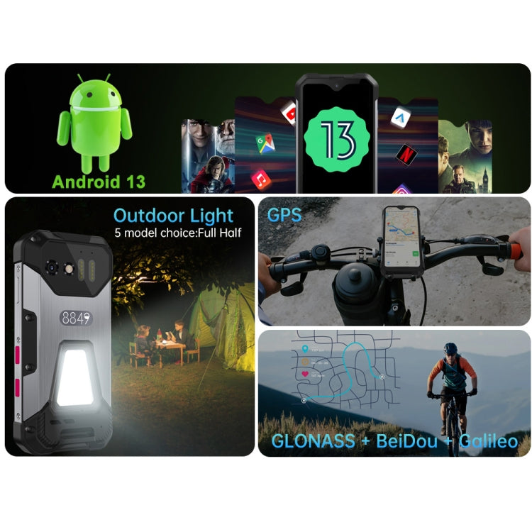 Unihertz Tank mini 1: cámara de 100 MP, pantalla de 4,3 pulgadas, Android 13, procesador Helio G99 de ocho núcleos, 8 GB + 256 GB de almacenamiento