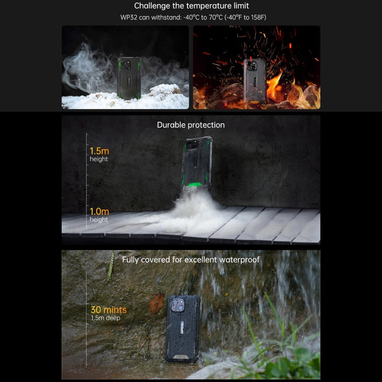 Oukitel WP32, Rugged smartphone, 4GB+128GB,5.93 inch Android 13 Unisoc Tiger T606 Octa-core
