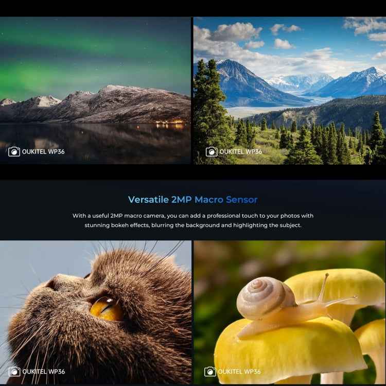 Oukitel WP36, IP68/IP69K, Fingerprint Identification, 10600mAh Big Battery, 6.52 inch MediaTek