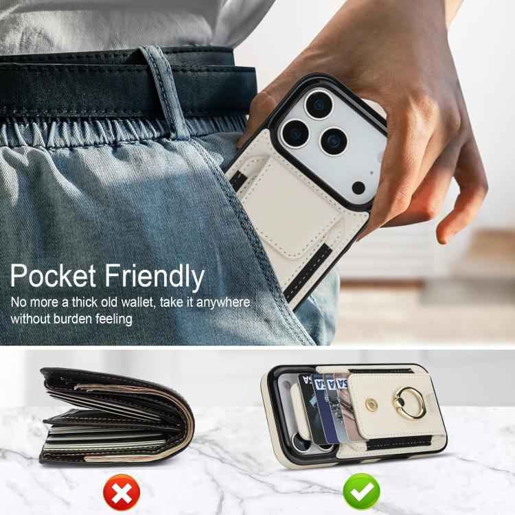 Elastic Card Bag Ring Holder Phone Case