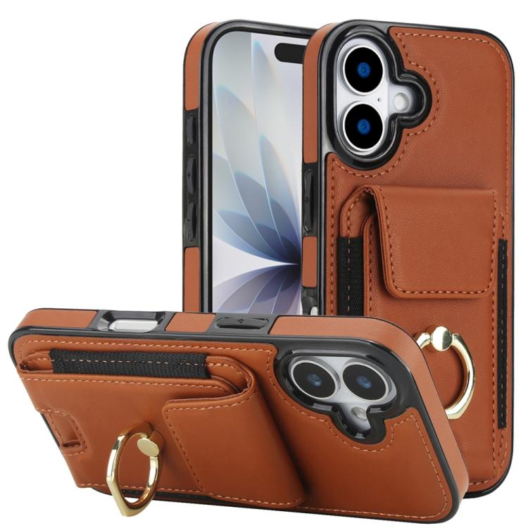 Elastic Card Bag Ring Holder Phone Case