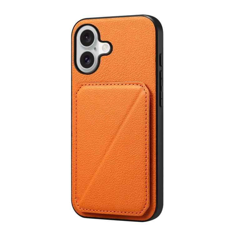 D04 Calf Texture Dual Card Slot Holder Phone Case