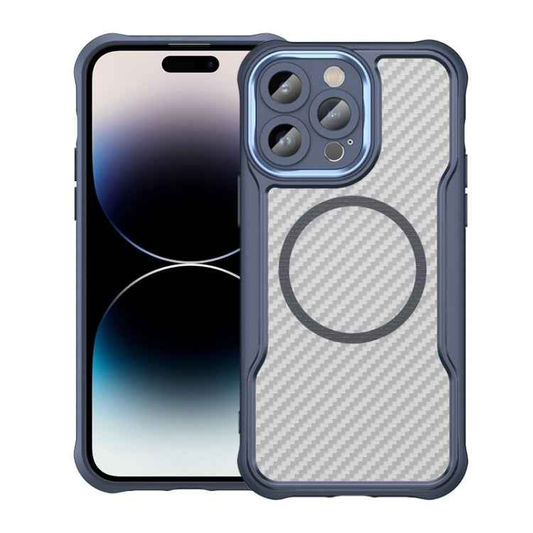 Carbon Fiber Texture MagSafe Translucent Phone Case, For iPhone 15, For iPhone 14 / 13, For iPhone 14 Pro, For iPhone 14 Pro Max, For iPhone 13 Pro Max, For iPhone 13 Pro