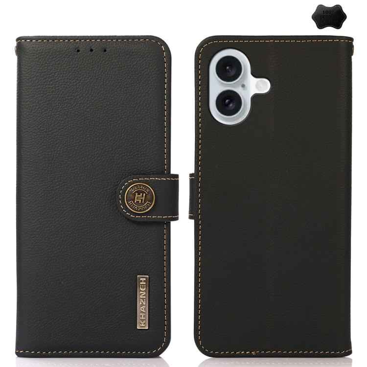 KHAZNEH Custer Genuine Leather RFID Phone Case