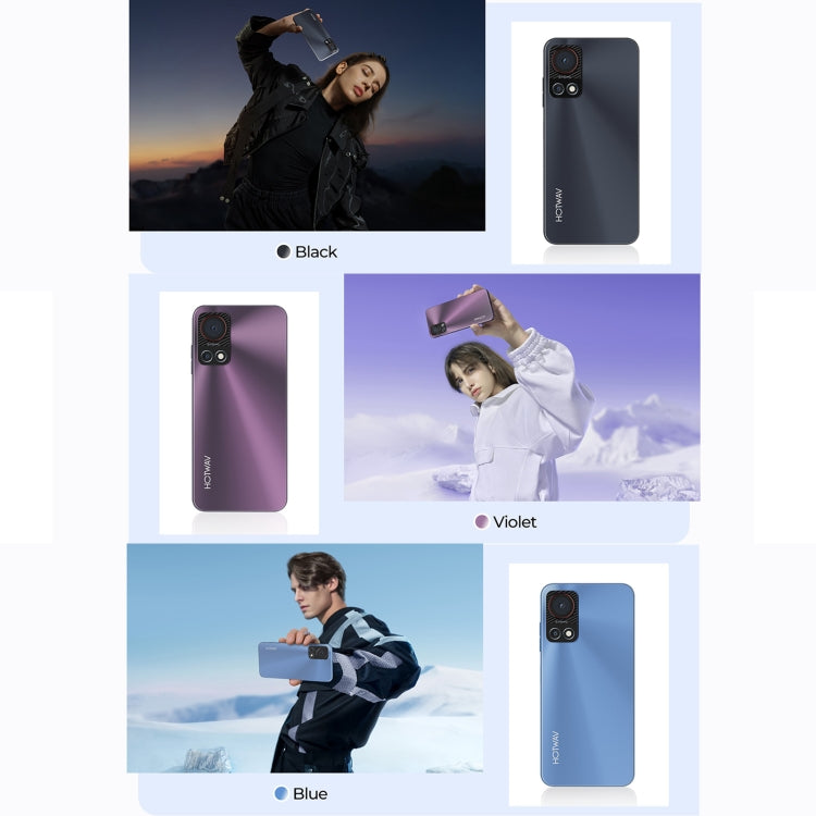 HOTWAV Note 13 - 6.6" Android 13, T606 Octa-Core, 4GB RAM + 128GB Storage, Side Fingerprint, 4G, NFC, OTG