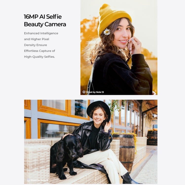 HOTWAV Note 13 - 6.6" Android 13, T606 Octa-Core, 4GB RAM + 128GB Storage, Side Fingerprint, 4G, NFC, OTG